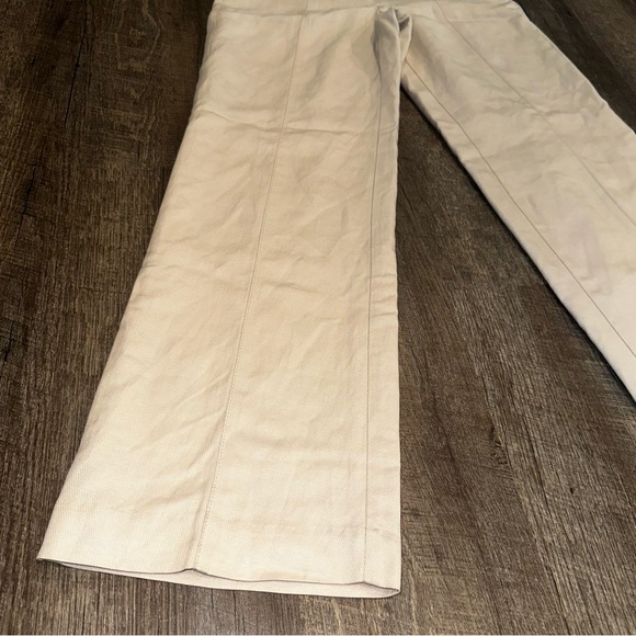 Ann Taylor Linen Women’s The Seamed Wide leg Dress Pants size 0 cream - Picture 5 of 14